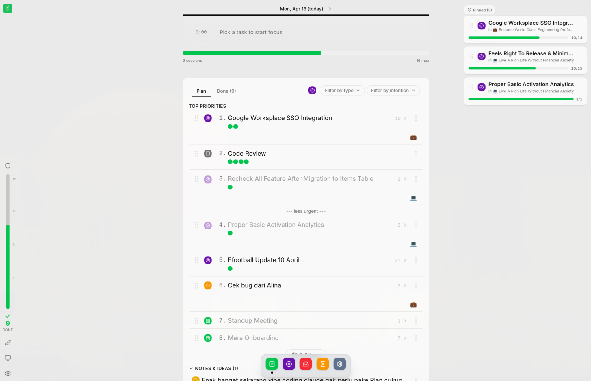 MindfulDay app screenshot